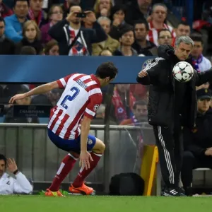 Jose Mourinho vs Diego Godin Print - Semi-Final First Leg