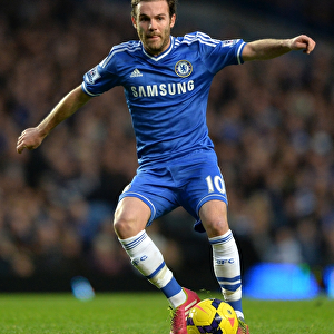 Juan Mata in Action: Chelsea vs. Crystal Palace, Barclays Premier League (14th December 2013)