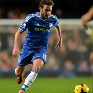 Juan Mata in Action Print: Chelsea vs. West Bromwich Albion 2013