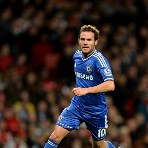 Juan Mata's Double Strike: Chelsea's Thrilling Victory Celebration vs. Arsenal (Capital One Cup, October 29, 2013)