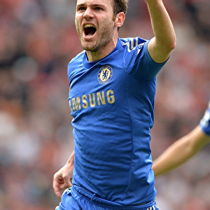 Juan Mata's Thrilling Goal: A Milestone Moment for Chelsea at Old Trafford (May 2013)
