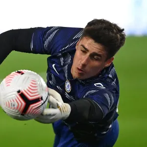 Kepa Arrizabalaga Prepares for Brighton Match Print Kepa Arrizabalaga Prepares for Brighton Match Print