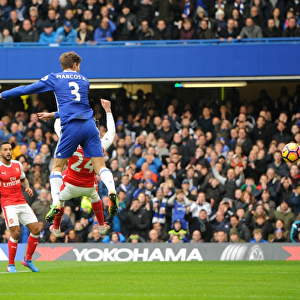 Marcos Alonso Scores the Opener: Chelsea vs Arsenal, Premier League 2017