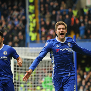 Marcos Alonso Scores the Thrilling Opener: Chelsea vs. Arsenal Rivalry in Premier League