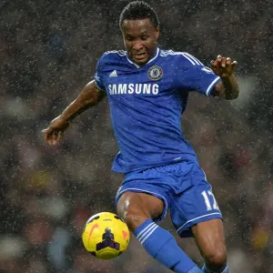 Mikel in Action Print - Chelsea vs. Arsenal Matchday Photo 23/12/2013 Mikel in Action Print - Chelsea vs. Arsenal Matchday Photo 23/12/2013
