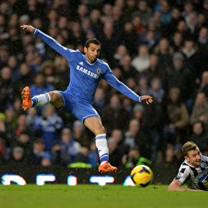 Mohamed Salah in Action: Chelsea vs Newcastle United, Barclays Premier League, Stamford Bridge (8th February 2014)
