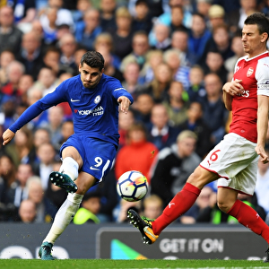 Morata vs. Koscielny: A Premier League Showdown at Stamford Bridge