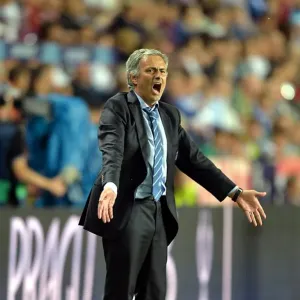 Jose Mourinho Chelsea vs Bayern Munich UEFA Super Cup Print Jose Mourinho Chelsea vs Bayern Munich UEFA Super Cup Print