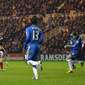 Nascimento Ramires Scores First FA Cup Goal for Chelsea against Middlesbrough at Riverside Stadium (27th February 2013)