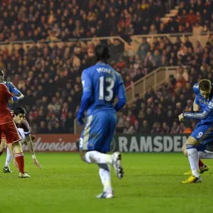 Nacimiento Ramires Anota Primer Gol de la Copa FA para el Chelsea contra Middlesbrough en el Estadio del Rio Lobo (27 febrero 2013)