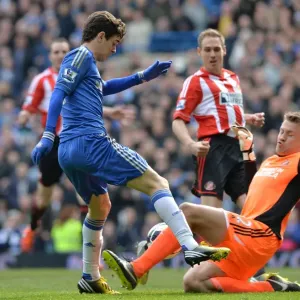 Print of Oscar's Deflected Shot Resulting in Own Goal Print of Oscar's Deflected Shot Resulting in Own Goal