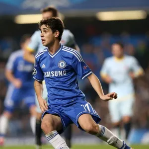 Print of Oscar's Stamford Bridge Debut Print of Oscar's Stamford Bridge Debut
