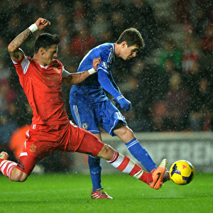 Oscar's Strike: Chelsea's Triumphant Third Goal vs. Southampton (1st January 2014)