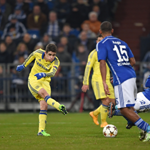 Oscar's Strike at Veltins-Arena: Schalke vs. Chelsea, UEFA Champions League Group G (25th November 2015)