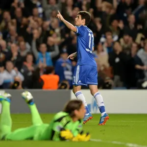Oscar's Thrilling Goal: Kickstarting Chelsea's Victory in UEFA Champions League Group E vs FC Basel (18th September 2013, Stamford Bridge)