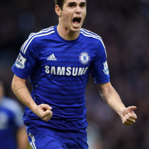 Oscar's Thrilling Goal: Chelsea Tops Newcastle United in Premier League Showdown (January 10, 2015)