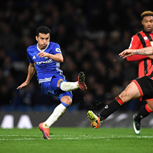 Pedro Scores Chelsea's Third Goal vs. Bournemouth in Premier League