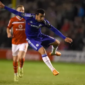 Print of Pedro's Four-Goal Performance in Chelsea vs Walsall Print of Pedro's Four-Goal Performance in Chelsea vs Walsall