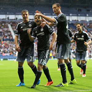 Pedro's Premier League Debut Goal: Chelsea vs. West Bromwich Albion (August 2015)
