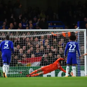 Petr Cech Saves Penalty Print (Chelsea v Maribor, 2014)