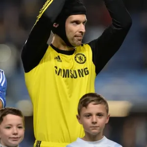 Petr Cech Print - Intense Focus Before Chelsea v Schalke 04 Petr Cech Print - Intense Focus Before Chelsea v Schalke 04