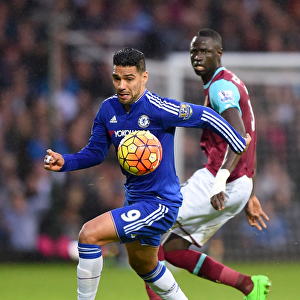 Radamel Falcao in Action: Chelsea vs. West Ham United, October 2015