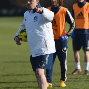 Raphaël Benítez dirige les entraînements de Chelsea FC au terrain de Cobham (Premier League) Raphaël Benítez dirige les entraînements de Chelsea FC au terrain de Cobham (Premier League)