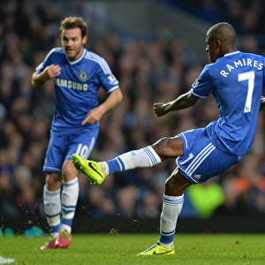 Ramires Scores Chelsea's Second Goal vs. Crystal Palace (December 14, 2013, Stamford Bridge)