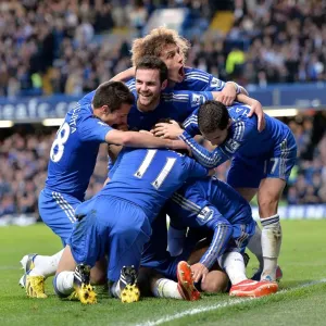 Ramires Print: Chelsea Celebrates a Crucial Goal