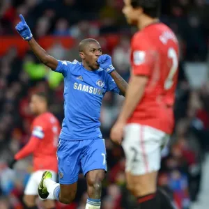 Ramires FA Cup Goal Print: Manchester United vs. Chelsea (10th March 2013)