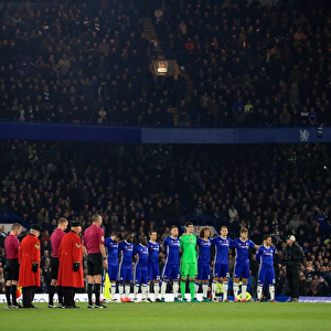 Remembrance Day Tribute: Premier League - Chelsea vs. Everton - Players Honor with Silence at Stamford Bridge