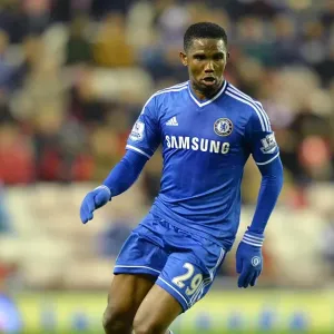 Samuel Eto'o en action : Le match passionnant des quarts de finale du Chelsea à Sunderland, décembre 2013