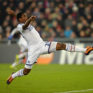 Samuel Eto'o: Chelsea Star in Action against FC Basel, UEFA Champions League Group E (November 26, 2013)