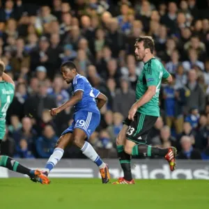 Print of Samuel Eto'o Goal Against Schalke 04 Print of Samuel Eto'o Goal Against Schalke 04