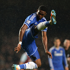 Samuel Eto'o at Stamford Bridge: Chelsea vs. West Ham United - Barclays Premier League (January 29, 2014)