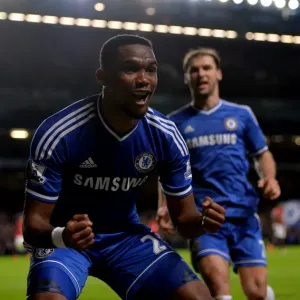Samuel Eto'o Print - Chelsea vs. Manchester United (19th January 2014) Samuel Eto'o Print - Chelsea vs. Manchester United (19th January 2014)