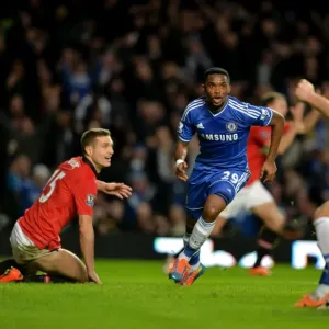 Samuel Eto'o Print - Chelsea vs Manchester United 2014 Samuel Eto'o Print - Chelsea vs Manchester United 2014