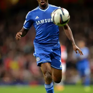Print of Samuel Eto'o in Chelsea Action