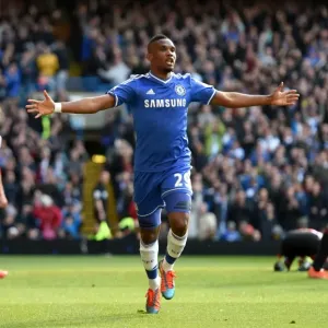 Print of Samuel Eto'o's Goal Against Sunderland Print of Samuel Eto'o's Goal Against Sunderland