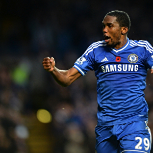 Samuel Eto'o's Thrilling First Goal for Chelsea Against West Bromwich Albion (Nov. 9, 2013)