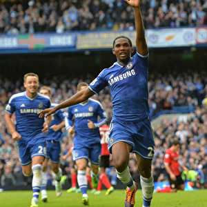 Samuel Eto'o's Thrilling Goal Celebration: Chelsea vs. Cardiff City (September 21, 2013)
