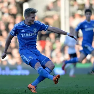 Schurrle's Hat Trick Print: Chelsea vs Fulham Matchday Image