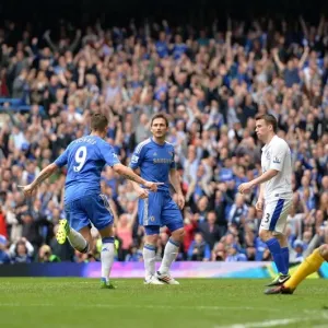 Chelsea FC Print - Fernando Torres Celebrates Second Goal Chelsea FC Print - Fernando Torres Celebrates Second Goal