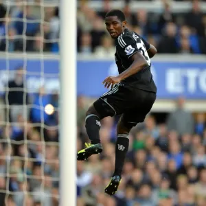 Chelsea FC Print - Samuel Eto'o in Action at Goodison Park