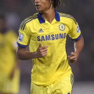 Print of Chelsea FC's Nathan Ake in action at the Greenhous Meadow