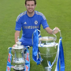 Chelsea FC Print - Juan Mata at Cobham Training Ground Chelsea FC Print - Juan Mata at Cobham Training Ground