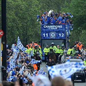 Soccer - Chelsea UEFA Champions League and FA Cup Parade - London