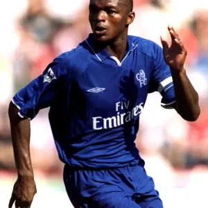 Chelsea FC Print - Marcus Desailly in Action Chelsea FC Print - Marcus Desailly in Action