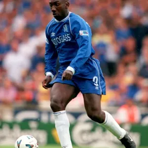 Chelsea v Manchester United Print - Jimmy Floyd Hasselbaink Chelsea v Manchester United Print - Jimmy Floyd Hasselbaink