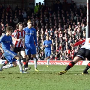 Fútbol - Copa de la Asociación Inglesa de Fútbol - Cuarta Ronda  - Brentford contra Chelsea. Estadio Grifín (Griffin Park)